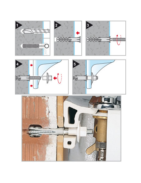 Скрепителен елемент за мивка