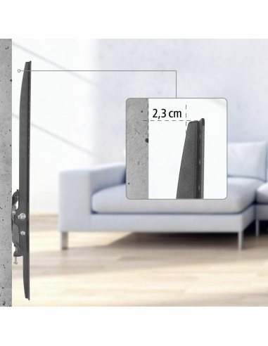 Стенна стойка за TV, FIX, 65-quot,, 220809