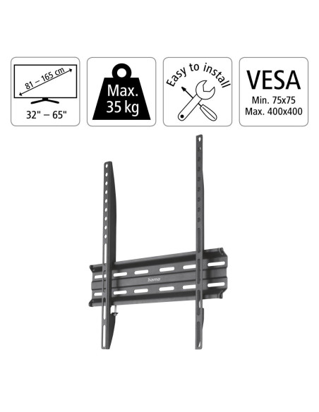 Стенна стойка за TV, FIX, 65-quot,, 220809