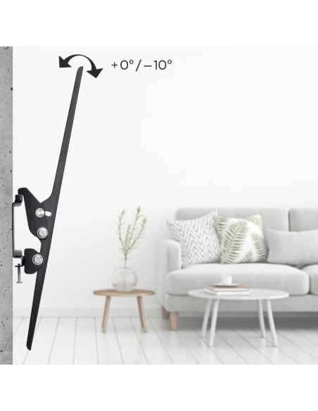 Стойка за TV Hama TILT, 191 см (75-quot,), Черна