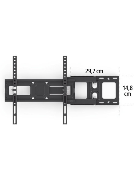 Стенна стойка Hama Fullmotion TV, 32-65-quot,, регулируема, Черна