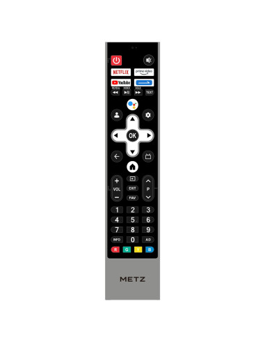 Телевизор METZ 55MQE8000Z, 55-quot,(139 см), QLED UHD Google TV, Dolby Vision, 144Hz