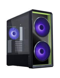 Кутия Lian Li LANCOOL 217 INF RGB Mid-Tower, Tempered Glass - Черна