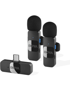 Безжична микрофонна система BOYA BY-V20 за Ревер, USB-C