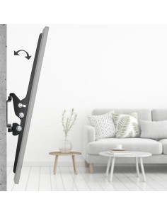 Стенна стойка за TV, FIX, черна, 600x400, 190 cm (75-quot,), 220814 2