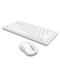 Комплект клавиатура и мишка RAPOO 8000M, Бял 2