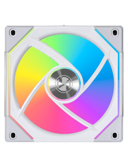 Вентилатор Lian-Li UNI SL-INF, 120 мм, ARGB, Бял