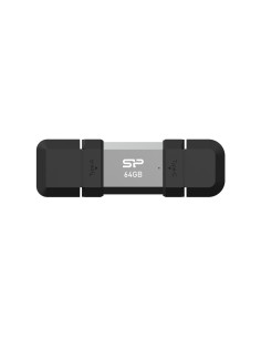 USB памет Silicon Power Mobile C51 64GB, USB-А и USB Type-C (USB 3.2 Gen 1)
