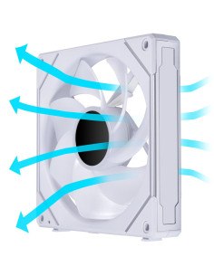 Вентилатор Lian-Li UNI SL-INF Reverse Blade, 140 ARGB PWM, Бял 2