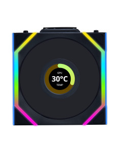 Вентилатор Lian Li UNI FAN SL Wireless LCD ARGB PWM - 120 mm Черен