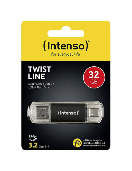 Intenso USB Flash Drive 3.2 32GB Twist Line