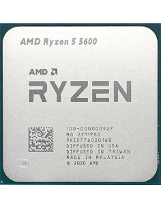 Процесор AMD Ryzen 5 5600, AM4 Socket, 6 Cores, 3.5GHz, 35MB Cache, 65W, Tray