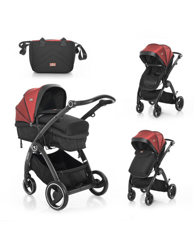 Д.КОЛИЧКА ADRIA BLACK-RED