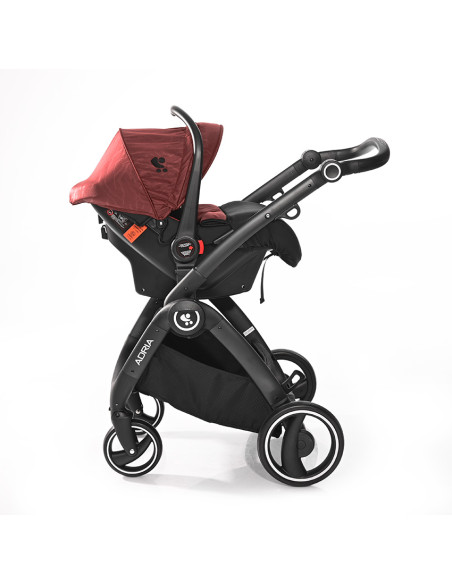 Д.КОЛИЧКА ADRIA BLACK-RED