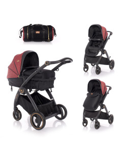 Д.КОЛИЧКА ADRIA BLACK-RED