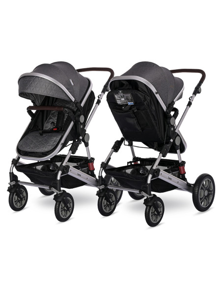 Д.КОЛИЧКА LORA STEEL GREY до 22 кг