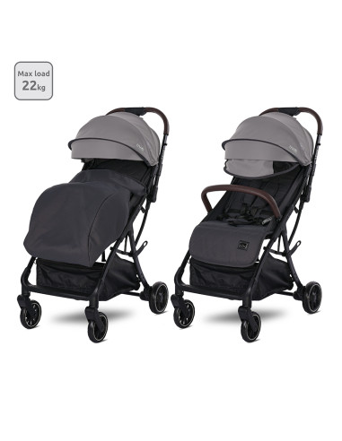 Д.КОЛИЧКА MINORI до 22 кг АВТОМАТИЧНО СГЪВАНЕ GREY