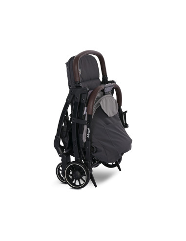 Д.КОЛИЧКА MINORI до 22 кг АВТОМАТИЧНО СГЪВАНЕ GREY