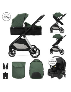 Д.КОЛИЧКА ASPEN GREEN 3в1 до 22кг с трансформираща