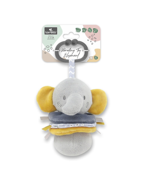 ВИБРИРАЩА ИГРАЧКА СЛОНЧЕ СИВО NATURAL