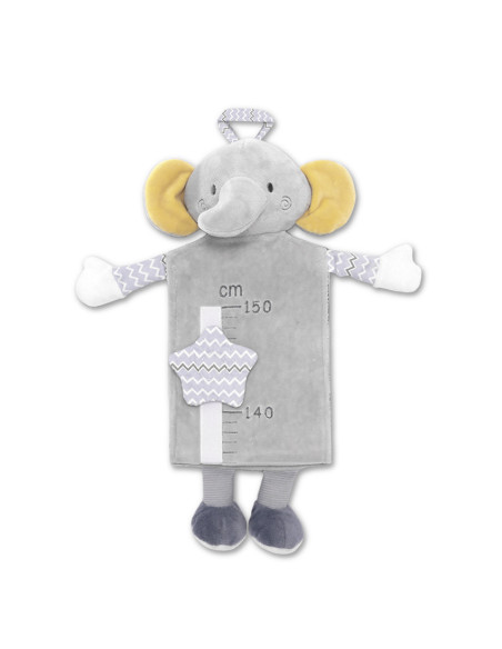 ДЕТСКИ МЕТЪР ЗА СТЕНА СЛОНЧЕ СИВО NATURAL