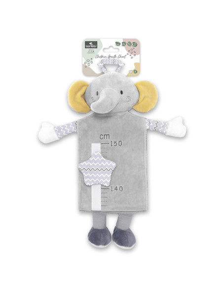 ДЕТСКИ МЕТЪР ЗА СТЕНА СЛОНЧЕ СИВО NATURAL