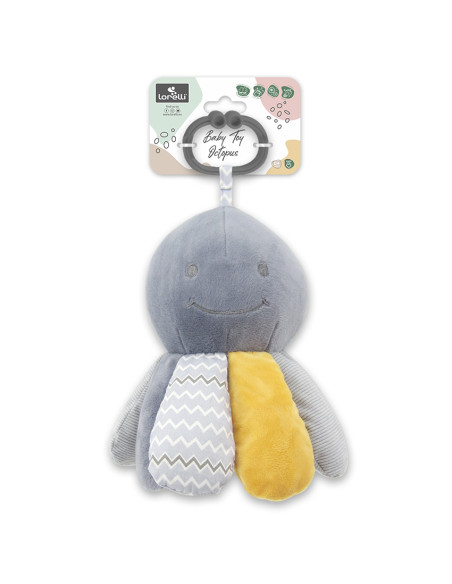 ИГРАЧКА ОКТОПОД СИВ NATURAL