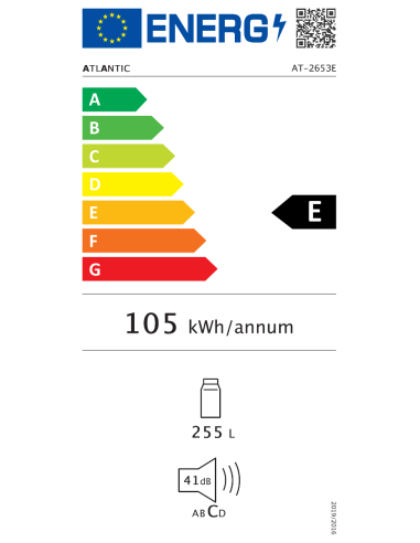 Хладилник Atlantic AT-2653E