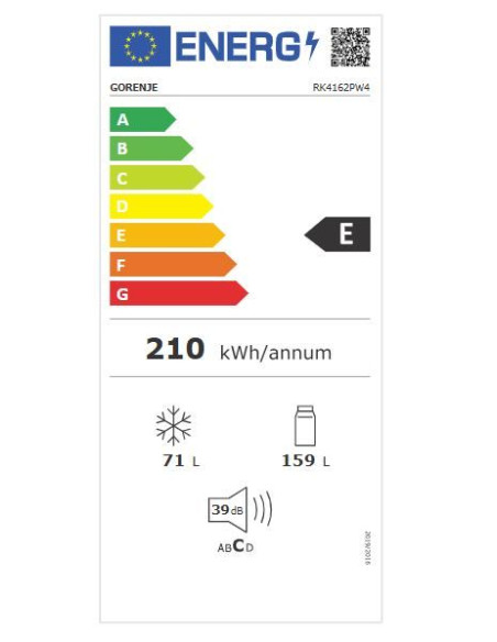 Хладилник Gorenje RK4162PW4