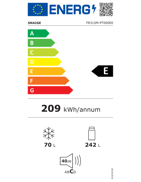 Хладилник Snaige FR 31SM-PT000E0