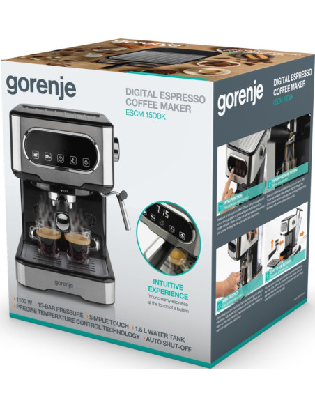Кафемашина Gorenje ESCM15DBK