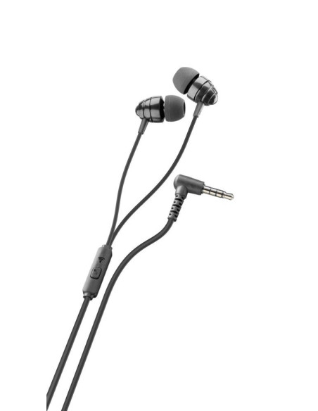 Слушалки Ploos PL 3.5 мм тапи с микрофон черни