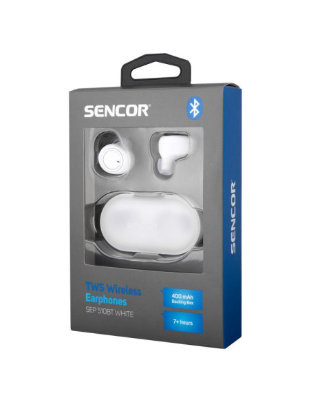 Слушалки Sencor SEP-510BT WH TWS