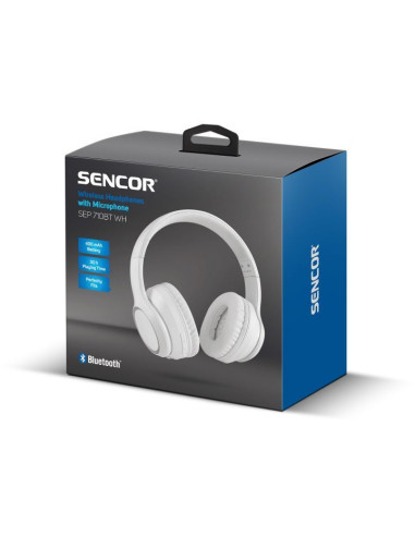Слушалки Sencor SEP-710BT WH