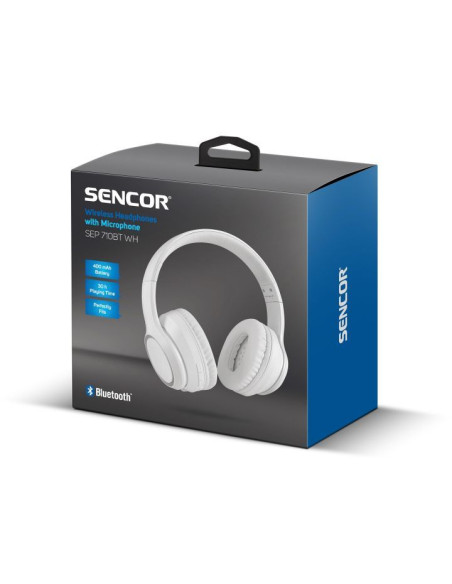 Слушалки Sencor SEP-710BT WH
