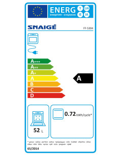 Готварска печка Snaige FF-5304 2