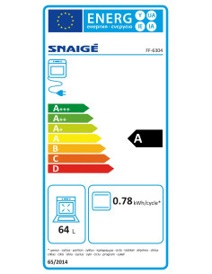Готварска печка Snaige FF-6304 2