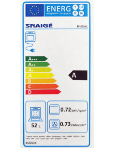 Готварска печка Snaige FF-5704C 2
