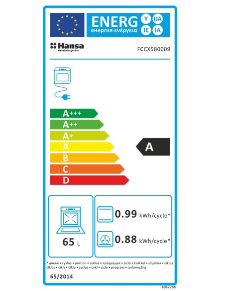 Готварска печка Hansa FCCX-580009