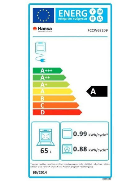 Готварска печка Hansa FCCW-69209