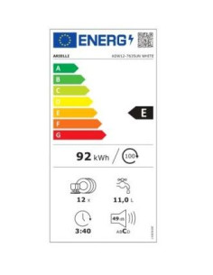 Съдомиялна Arielli ADW12-7635UN White 2