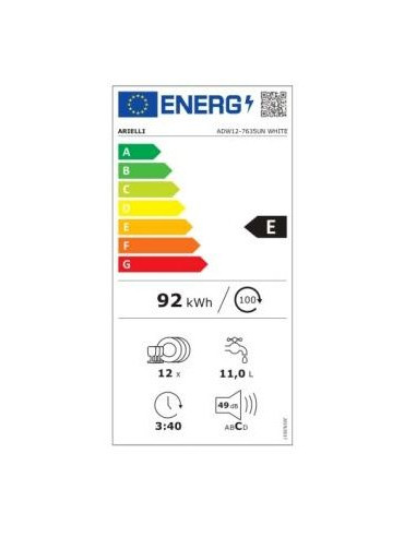 Съдомиялна Arielli ADW12-7635UN White