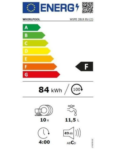 Съдомиялна Whirlpool WSFE-2B19 EU