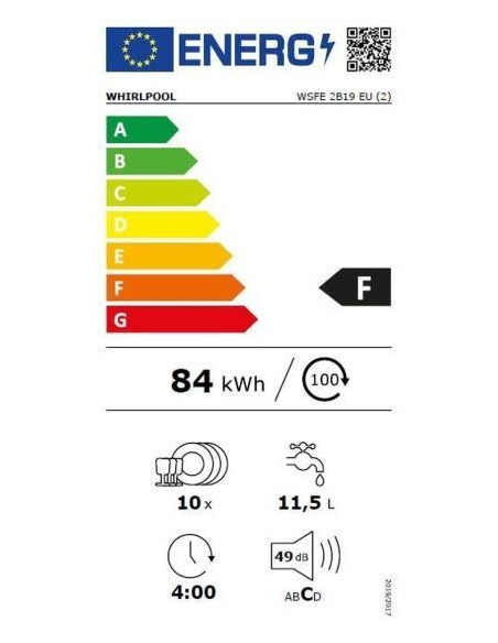 Съдомиялна Whirlpool WSFE-2B19 EU