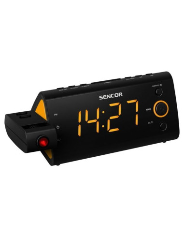 Радиочасовник Sencor SRC-330OR прожекция