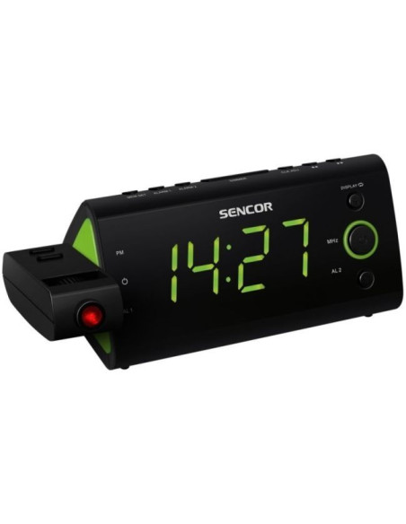 Радиочасовник Sencor SRC-330GN прожекция
