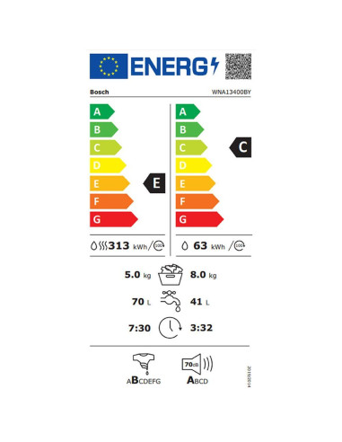 Пералня със сушилня Bosch WNA13400BY