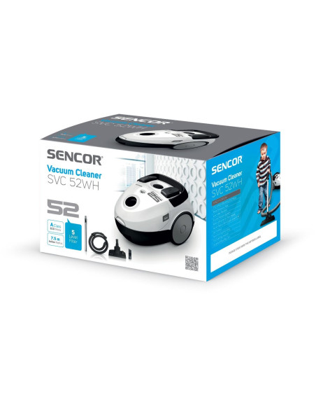 Прахосмукачка Sencor SVC-52WH-EUE3