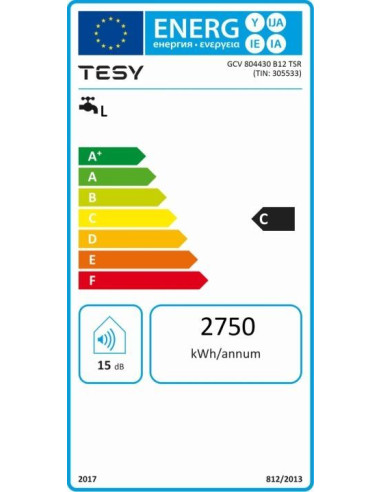 Бойлер Tesy GCV 80/44/30 B12 TSR