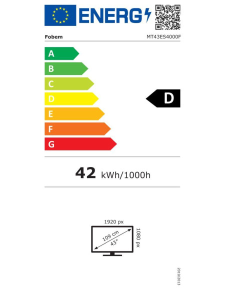 Телевизор Fobem MT43ES4000F Smart